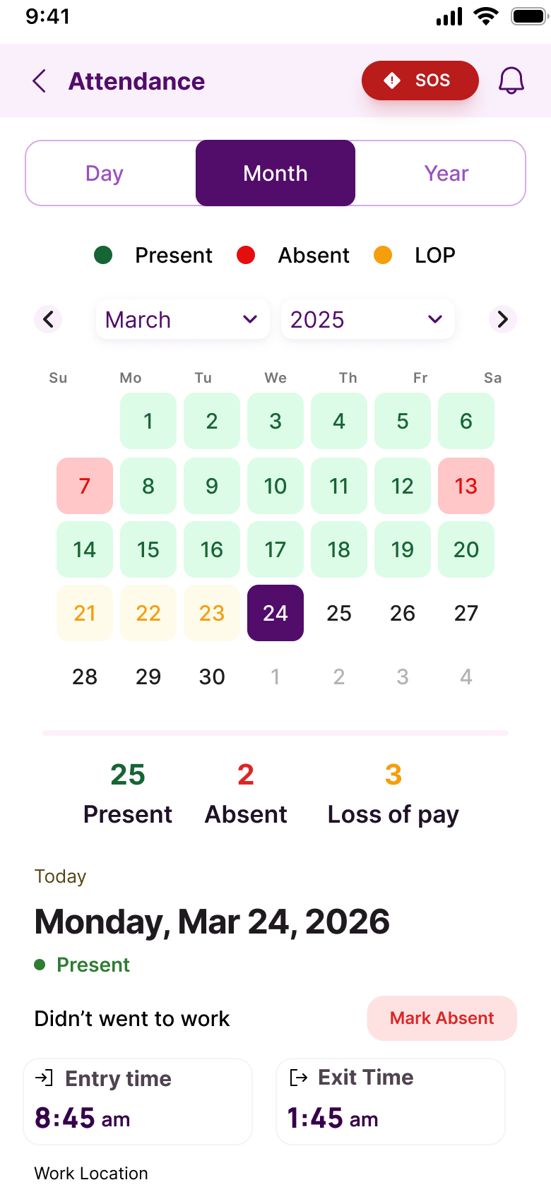 Attendance